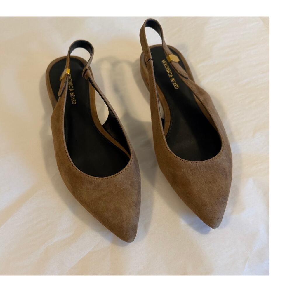 Veronica Beard Shina Slingback Pointed Toe Flat NWOB - Picture 9 of 15